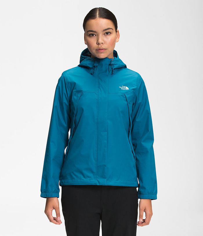 The North Face Rain Jacket Antora Blue - Womens - Thailand ZDMSO-2985